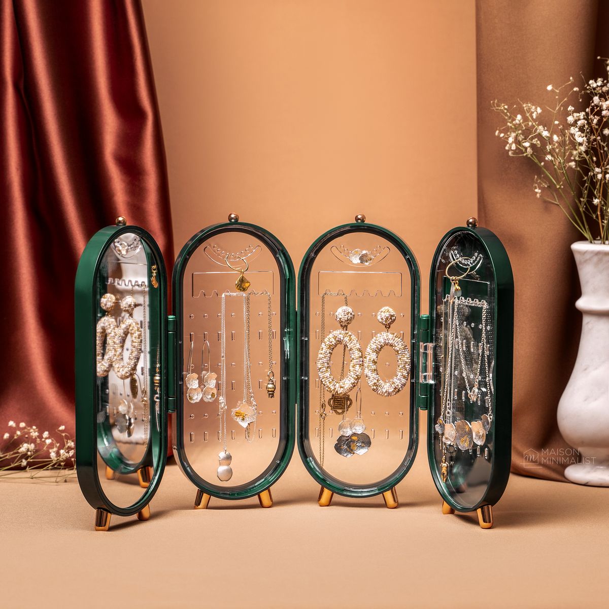 Folding Screen Jewelry Box