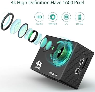 Hoco - Dual 4k Sports Camera (DV101) ©