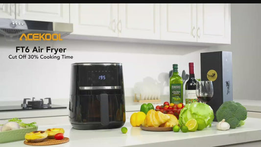 Deep Air Fryer With Touch Display