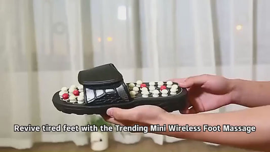 Message Slippers, Rotating Acupressure Foot Massager