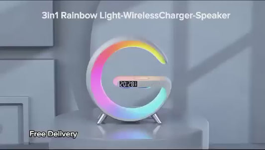 Led Wireless Charger Speaker